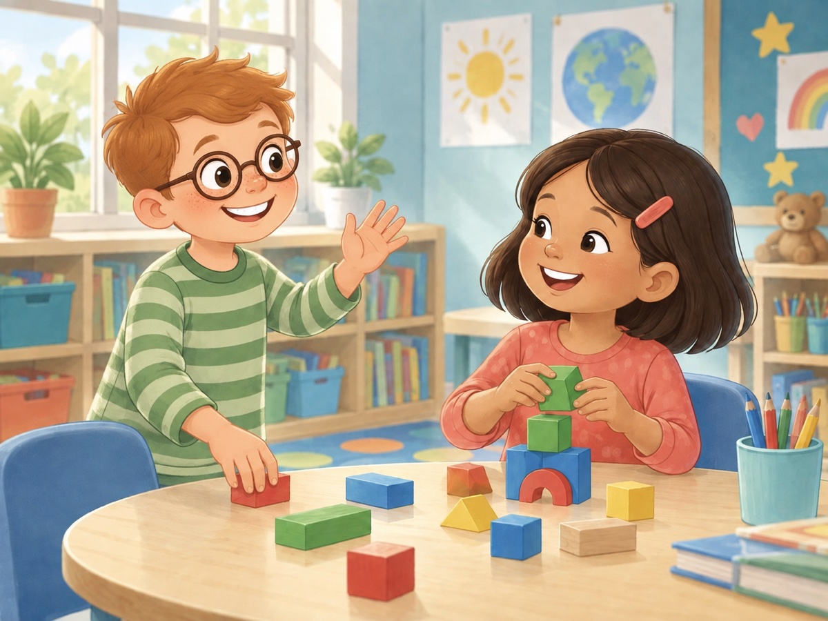 Children playing together